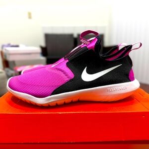 Nike Kids Flex Runner Pink Black Sneakers